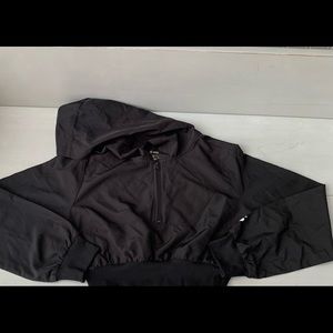 Sofee child medium crop zip up hoodie